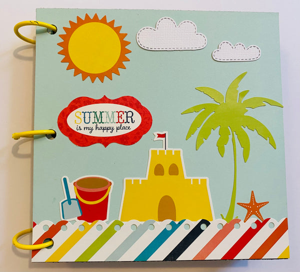 Premade Summer Scrapbook Photo Album