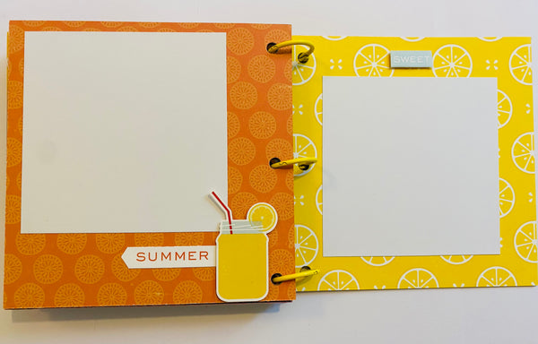 Premade Summer Scrapbook Photo Album