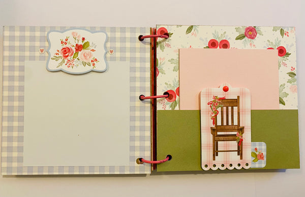 Premade Barn Scrapbook Album