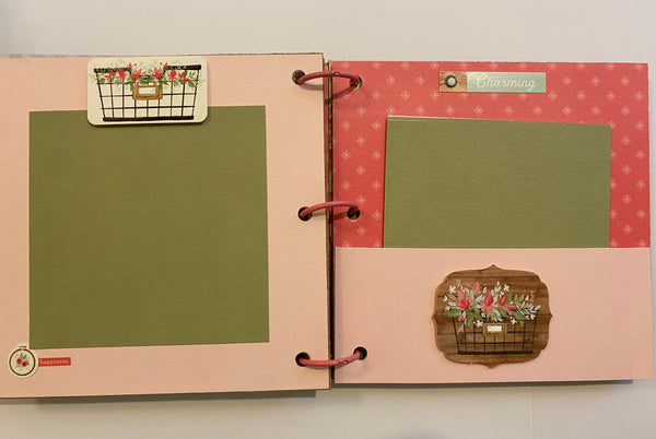 Premade Barn Scrapbook Album