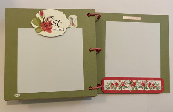 Premade Barn Scrapbook Album