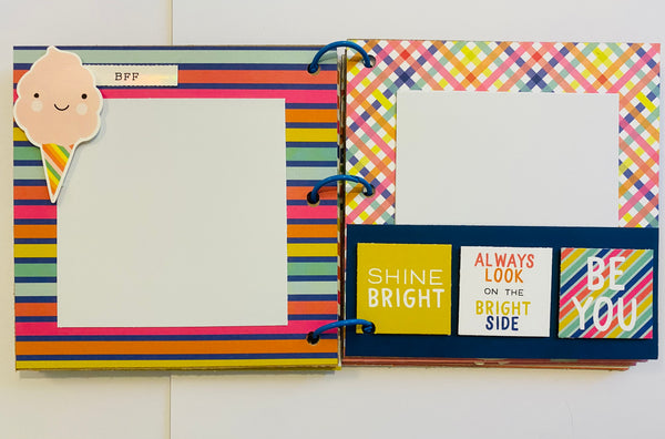 Premade Kid Scrapbook Photo Album