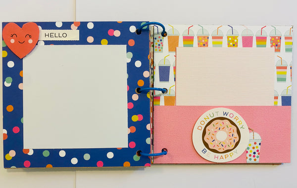 Premade Kid Scrapbook Photo Album