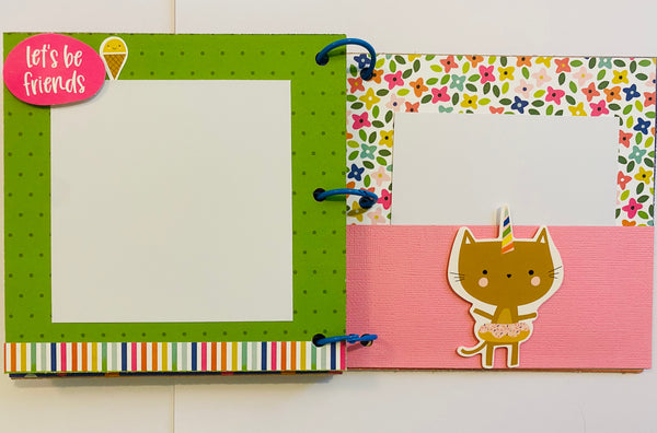 Premade Kid Scrapbook Photo Album