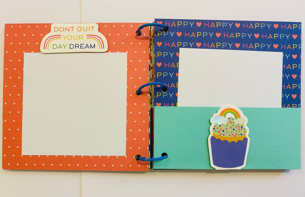 Premade Kid Scrapbook Photo Album