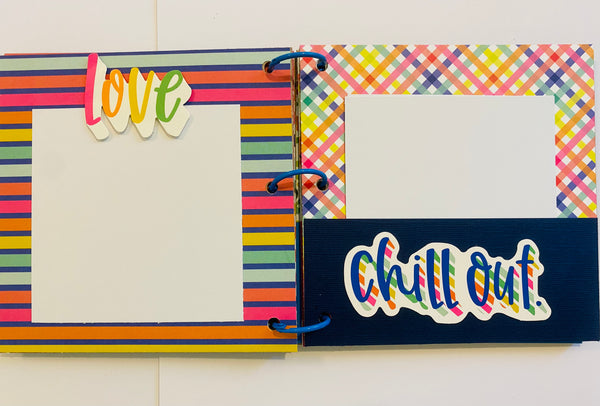 Premade Kid Scrapbook Photo Album