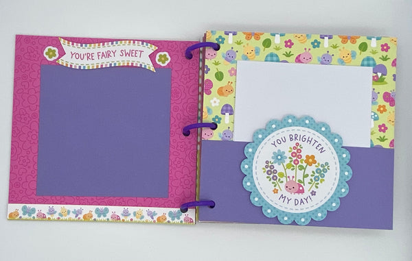Premade Girl Scrapbook Photo Album