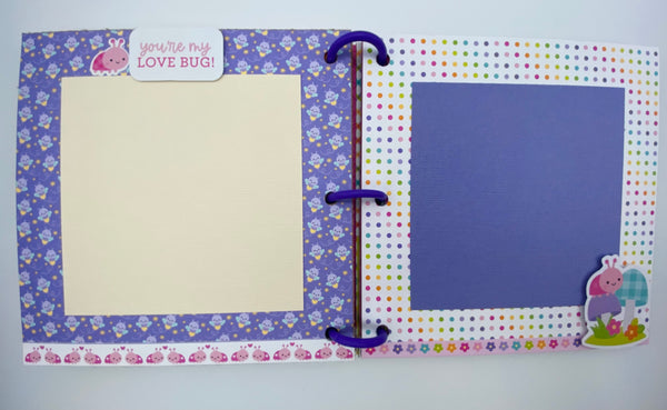 Premade Girl Scrapbook Photo Album