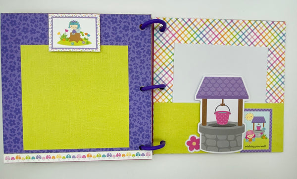 Premade Girl Scrapbook Photo Album
