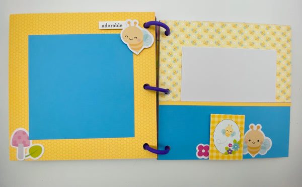Premade Girl Scrapbook Photo Album