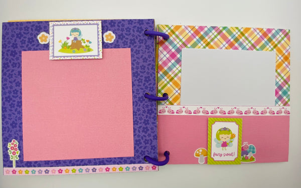 Premade Girl Scrapbook Photo Album