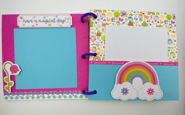 Premade Girl Scrapbook Photo Album