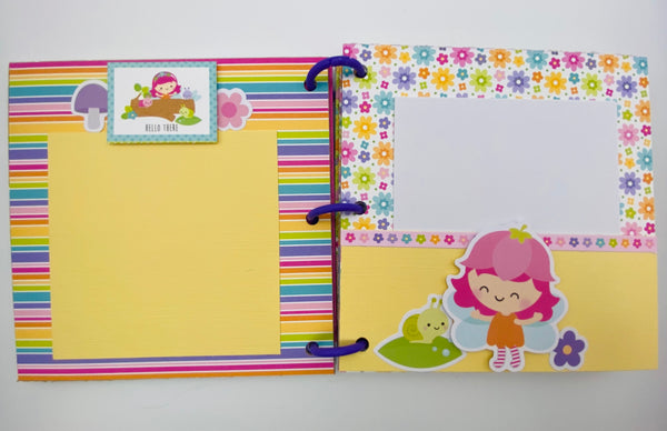 Premade Girl Scrapbook Photo Album