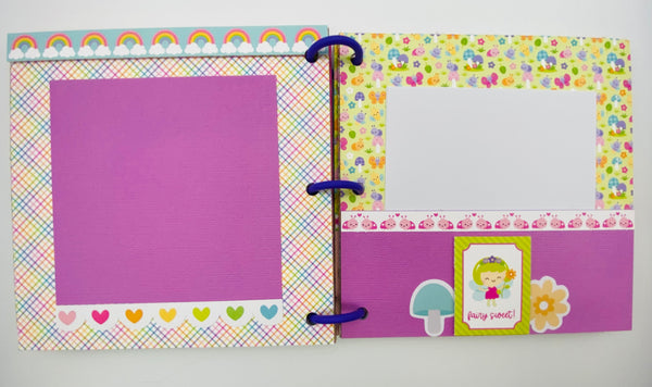 Premade Girl Scrapbook Photo Album