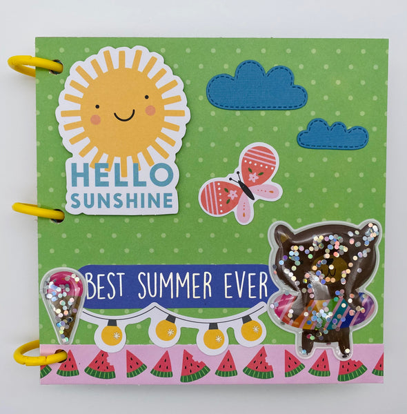 Premade Summer Scrapbook Photo Album