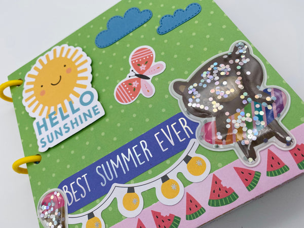 Premade Summer Scrapbook Photo Album