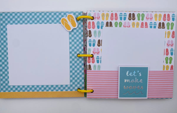 Premade Summer Scrapbook Photo Album
