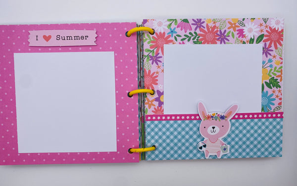 Premade Summer Scrapbook Photo Album