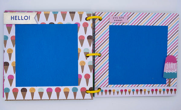 Premade Summer Scrapbook Photo Album