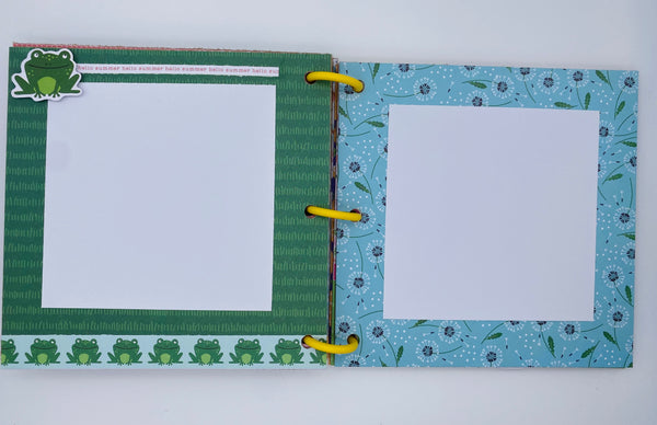 Premade Summer Scrapbook Photo Album