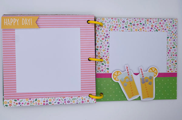 Premade Summer Scrapbook Photo Album