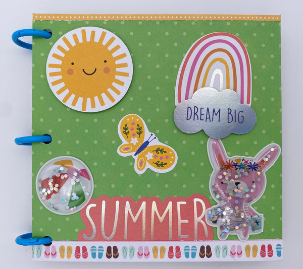 Premade Summer Scrapbook Photo Album
