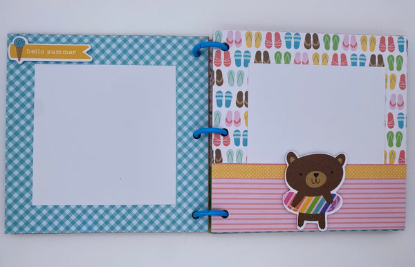 Premade Summer Scrapbook Photo Album