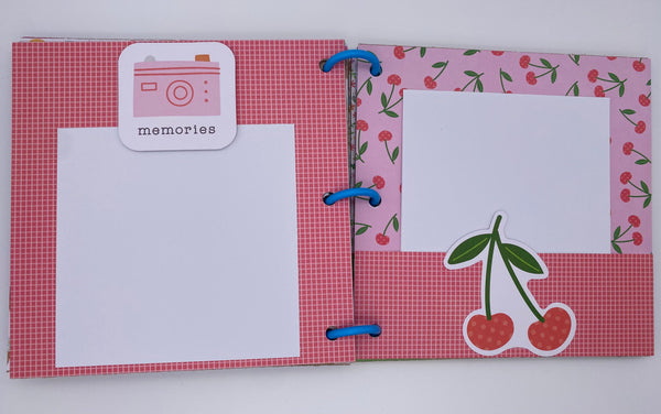 Premade Summer Scrapbook Photo Album