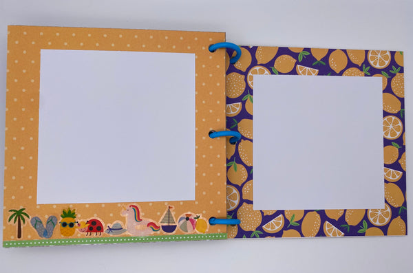 Premade Summer Scrapbook Photo Album