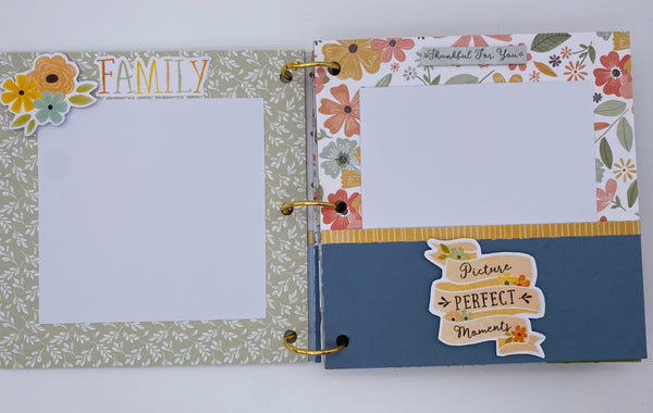 Premade Family Scrapbook Photo Album
