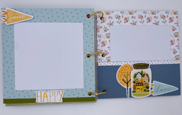 Premade Family Scrapbook Photo Album