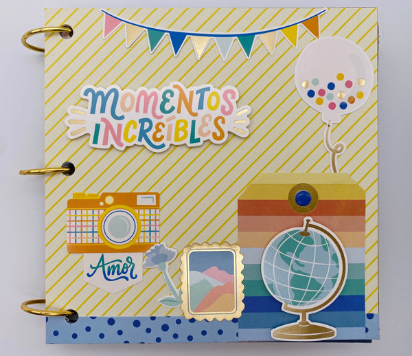 Premade Spanish Vacation Scrapbook Photo Album