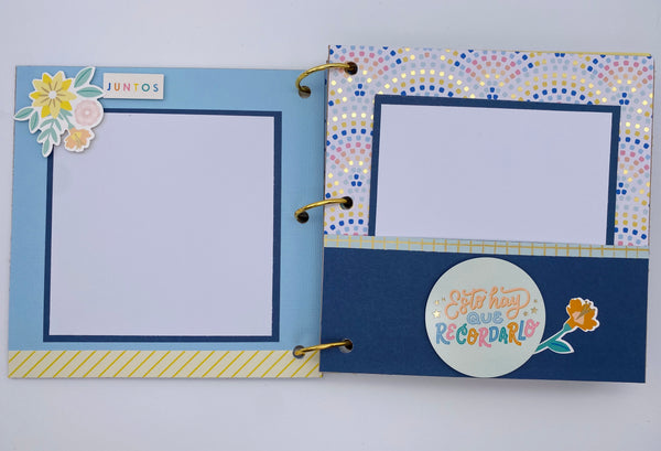Premade Spanish Vacation Scrapbook Photo Album