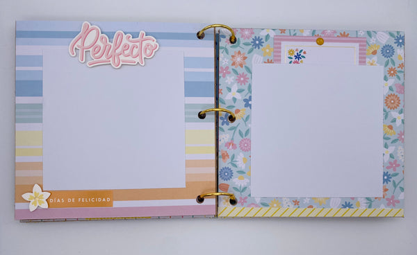 Premade Spanish Vacation Scrapbook Photo Album