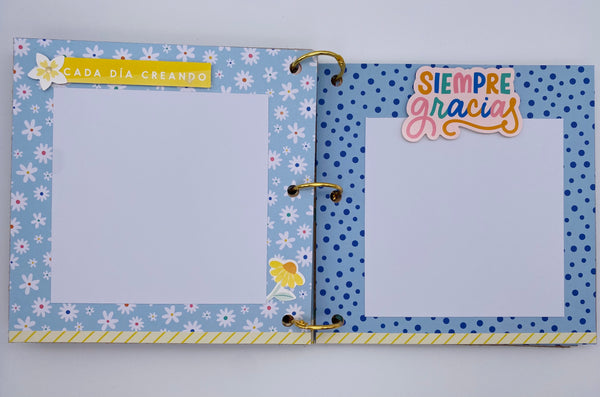 Premade Spanish Vacation Scrapbook Photo Album