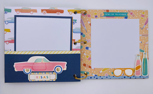 Premade Spanish Vacation Scrapbook Photo Album