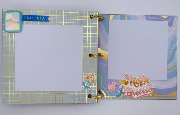 Premade Spanish Vacation Scrapbook Photo Album