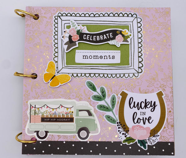 Premade Engagement , Wedding Scrapbook Photo Album