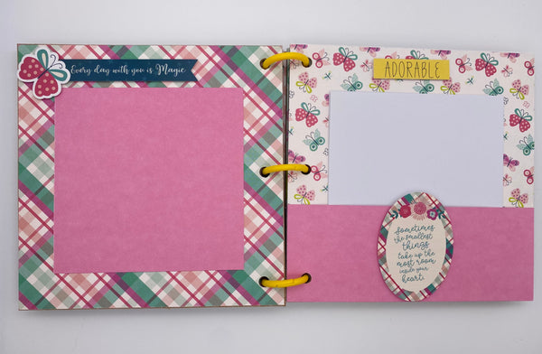 Premade Mermaid and Unicorn Scrapbook Photo Album