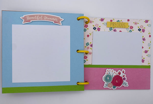 Premade Mermaid and Unicorn Scrapbook Photo Album