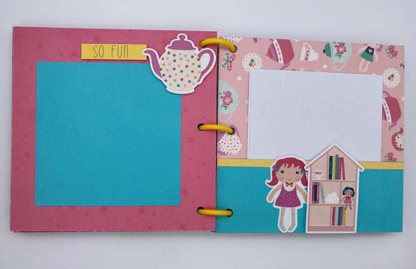 Premade Mermaid and Unicorn Scrapbook Photo Album