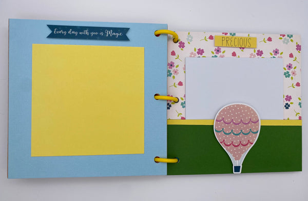 Premade Mermaid and Unicorn Scrapbook Photo Album