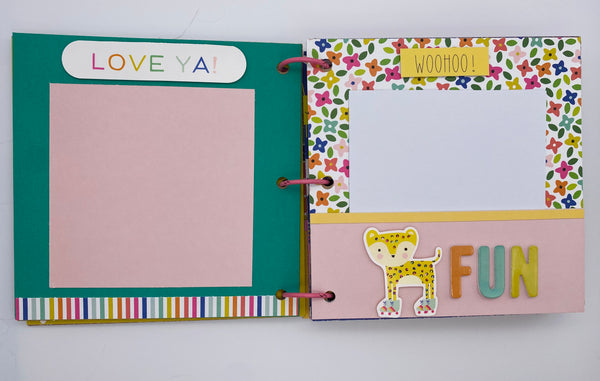 Premade Kid / Tween Girl Scrapbook Photo Album Gift