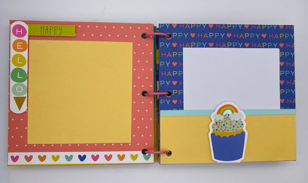 Premade Kid / Tween Girl Scrapbook Photo Album Gift