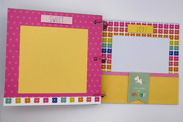 Premade Kid / Tween Girl Scrapbook Photo Album Gift