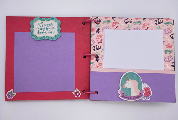 Premade Princess Scrapbook Photo Album