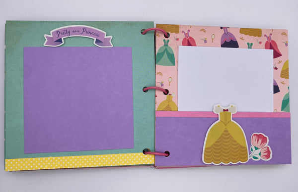 Premade Princess Scrapbook Photo Album