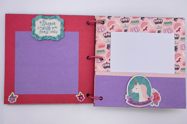 Premade Princess Scrapbook Photo Album