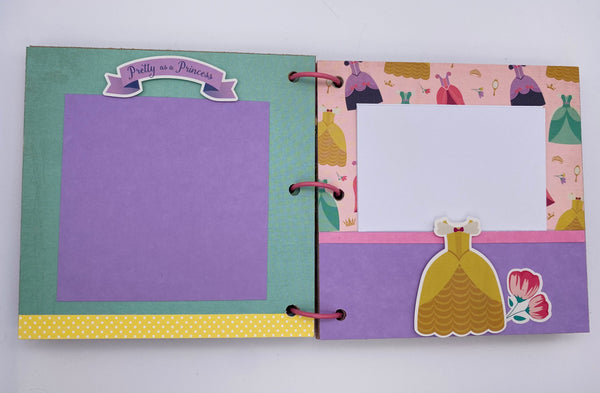 Premade Princess Scrapbook Photo Album