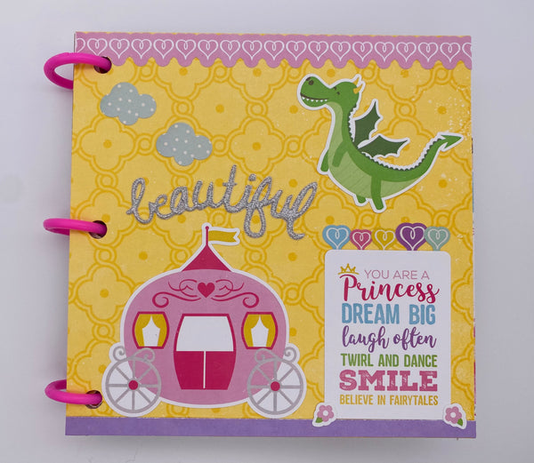 Premade Princess Scrapbook Photo Album